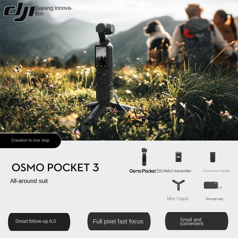 DJI Osmo Pocket 3 Handheld Gimbal Camera Compact Digital Travel Vlog Shooting Device